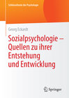Buchcover Sozialpsychologie – Quellen zu ihrer Entstehung und Entwicklung