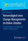Buchcover Notwendigkeit eines Change-Managements im Online-Zeitalter