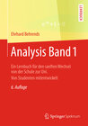 Buchcover Analysis Band 1