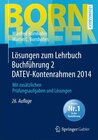 Buchcover Lösungen zum Lehrbuch Buchführung 2 DATEV-Kontenrahmen 2014