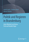 Buchcover Politik und Regieren in Brandenburg