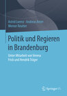 Buchcover Politik und Regieren in Brandenburg