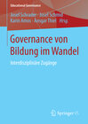Buchcover Governance von Bildung im Wandel