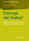 Buchcover Pathologie oder Struktur?