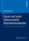 Buchcover Einsatz von Social Software durch Unternehmensberater