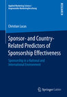 Buchcover Sponsor- and Country-Related Predictors of Sponsorship Effectiveness