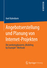 Buchcover Angebotserstellung und Planung von Internet-Projekten