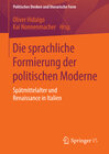 Buchcover Die sprachliche Formierung der politischen Moderne