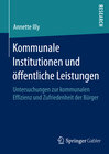 Buchcover Kommunale Institutionen und öffentliche Leistungen
