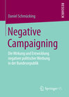 Buchcover Negative Campaigning