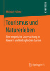 Buchcover Tourismus und Naturerleben