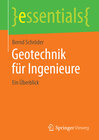 Buchcover Geotechnik für Ingenieure