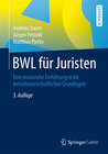 Buchcover BWL für Juristen