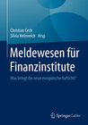 Buchcover Meldewesen für Finanzinstitute