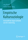 Buchcover Empirische Kultursoziologie
