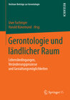 Buchcover Gerontologie und ländlicher Raum