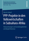 Buchcover PPP-Projekte in den Volkswirtschaften in Subsahara-Afrika