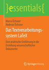 Buchcover Das Textverarbeitungssystem LaTeX