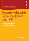 Buchcover Deutsche Außenpolitik gegenüber Amerika nach 9/11