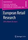 Buchcover European Retail Research