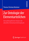 Buchcover Zur Ontologie der Elementarteilchen
