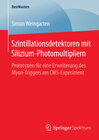 Buchcover Szintillationsdetektoren mit Silizium-Photomultipliern