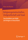 Buchcover Religionsgemeinschaften, Zivilgesellschaft und Staat