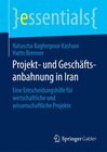 Buchcover Projekt- und Geschäftsanbahnung in Iran