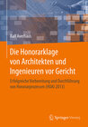 Buchcover Die Honorarklage von Architekten und Ingenieuren vor Gericht