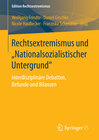 Buchcover Rechtsextremismus und „Nationalsozialistischer Untergrund“