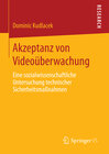 Buchcover Akzeptanz von Videoüberwachung