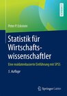 Buchcover Statistik für Wirtschaftswissenschaftler