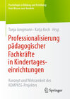 Buchcover Professionalisierung pädagogischer Fachkräfte in Kindertageseinrichtungen