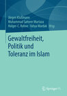 Buchcover Gewaltfreiheit, Politik und Toleranz im Islam
