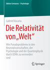 Buchcover Die Relativität von „Welt“