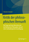 Buchcover Kritik der philosophischen Vernunft