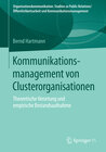 Buchcover Kommunikationsmanagement von Clusterorganisationen