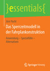 Buchcover Das Sperrzeitmodell in der Fahrplankonstruktion