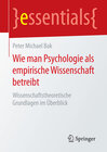 Buchcover Wie man Psychologie als empirische Wissenschaft betreibt