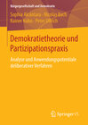 Buchcover Demokratietheorie und Partizipationspraxis