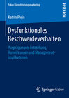 Buchcover Dysfunktionales Beschwerdeverhalten