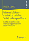 Buchcover Wissenschaftskommunikation zwischen Sozialforschung und Praxis