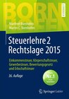 Buchcover Steuerlehre 2 Rechtslage 2015
