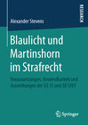 Buchcover Blaulicht und Martinshorn im Strafrecht