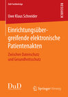 Buchcover Einrichtungsübergreifende elektronische Patientenakten