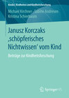 Buchcover Janusz Korczaks 'schöpferisches Nichtwissen' vom Kind