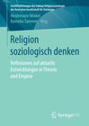 Buchcover Religion soziologisch denken