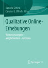 Buchcover Qualitative Online-Erhebungen