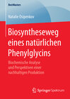 Buchcover Biosyntheseweg eines natürlichen Phenylglycins