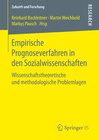 Buchcover Empirische Prognoseverfahren in den Sozialwissenschaften